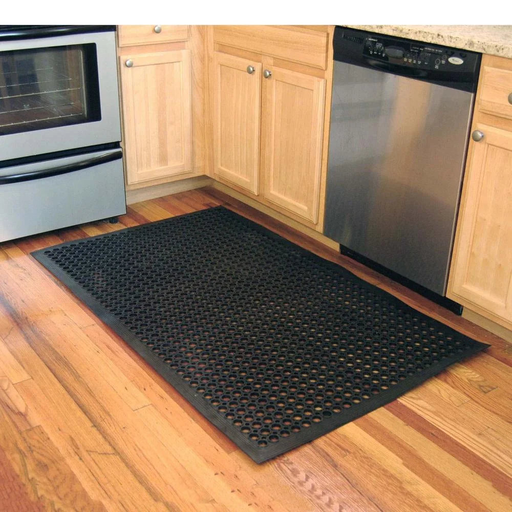 Buffalo Tools 3 X 5 Foot Industrial Rubber Floor Mat - 2Pk