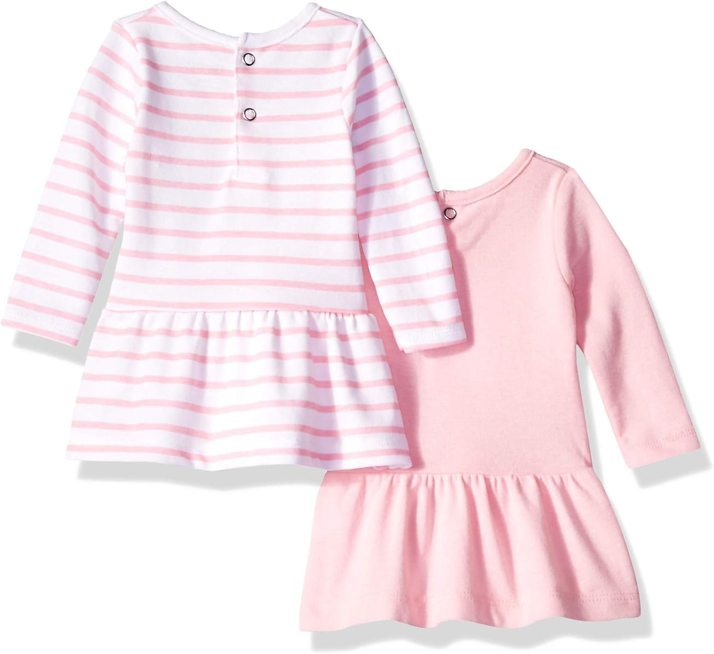 Baby Girls' Ultimate Baby Flexy Dress Set - 2 Long Sleeve Dresses with 2 Leggings