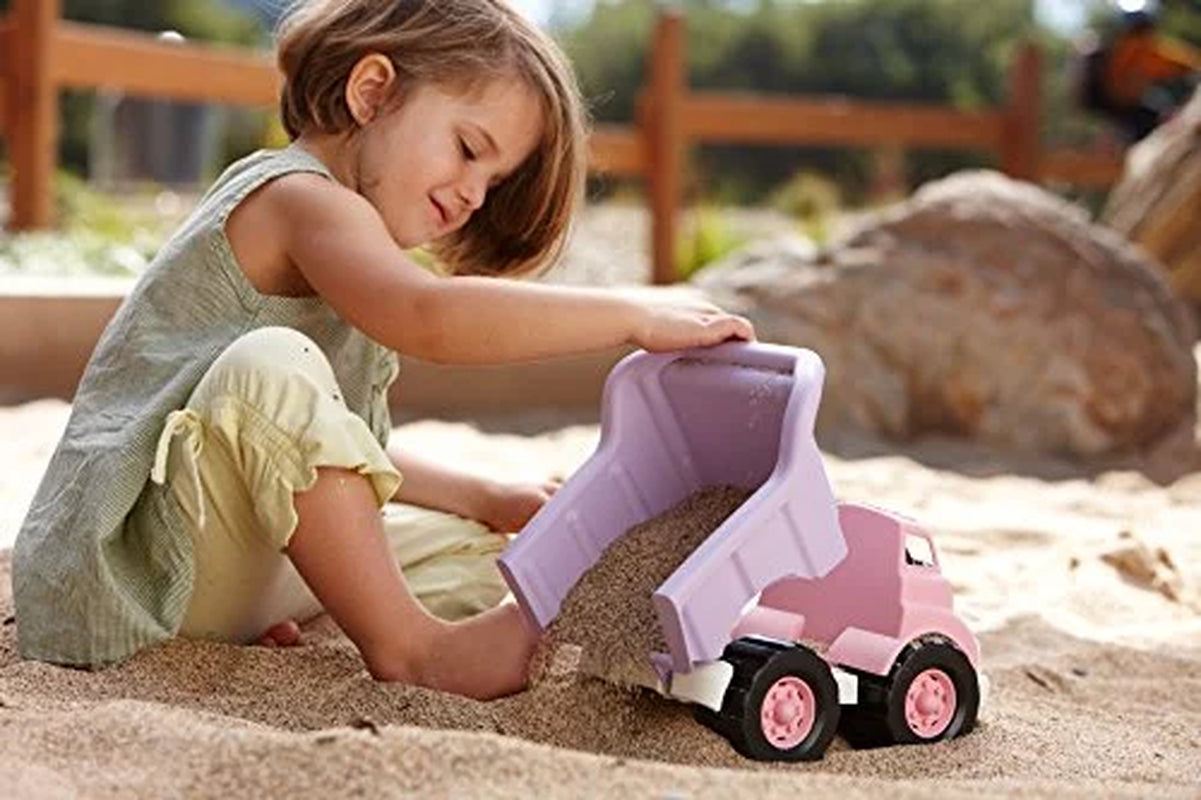 Pink Dump Truck, for Toddlers Ages 1+ Made from 100% Recycled Plastic