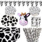 Farm Cow Theme Birthday Party Animal Party Cow Decoration Disposable Cup Plate Tablecloth Baby Shower Balloon Decoration