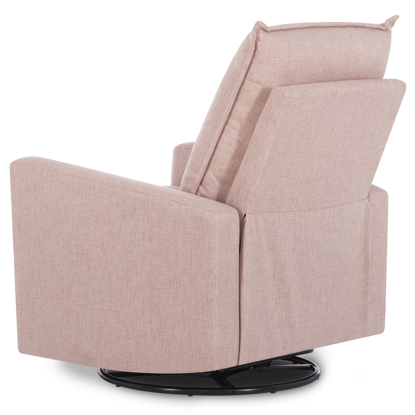 Faye Glider Recliner, Swivel Glider, Easy Assembly, Rose, Nursery Glider