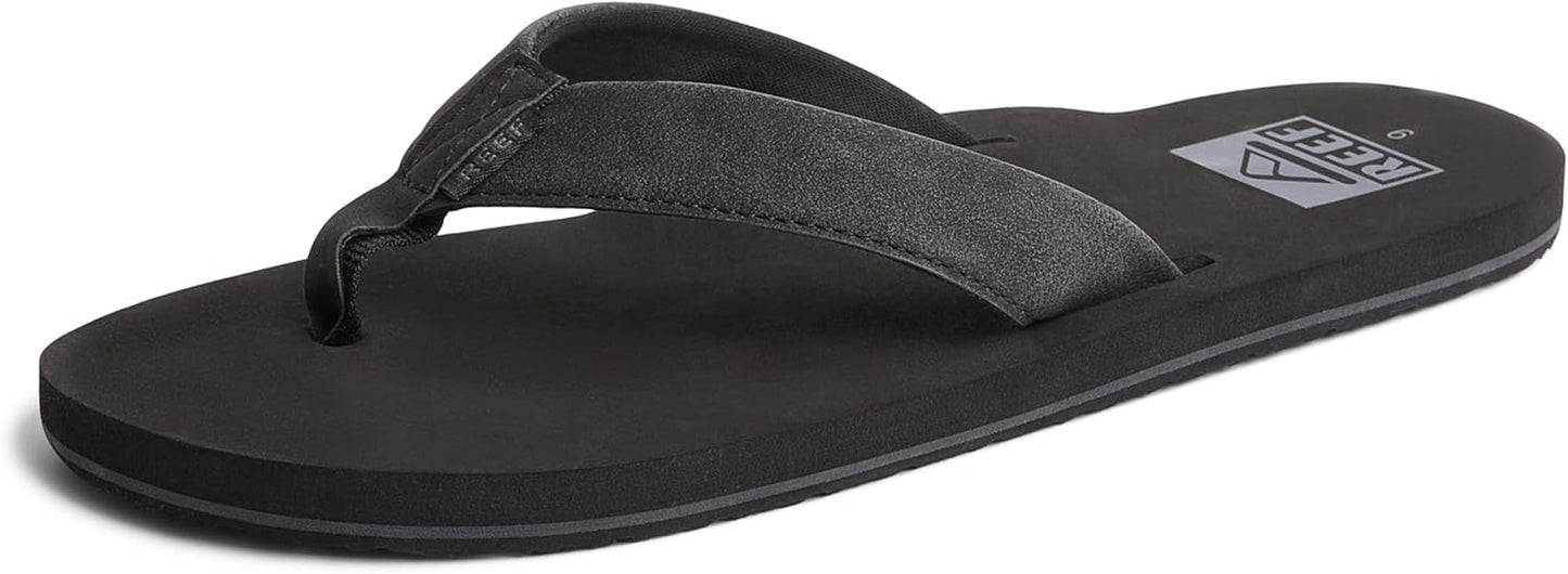 Twinpin Men'S Beach Flip Flop, Soft Cushion Footbed, Water Friendly