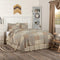 Sawyer Mill Patchwork Chambray Cotton Farmhouse Bedding Pre-Washed Square Sham Queen Quilt Set, Twin, Charcoal Grey