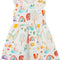 Toddler Girls Clothes Cotton Short Sleeve Casual Girls Dresses for Kids 2-7 Years