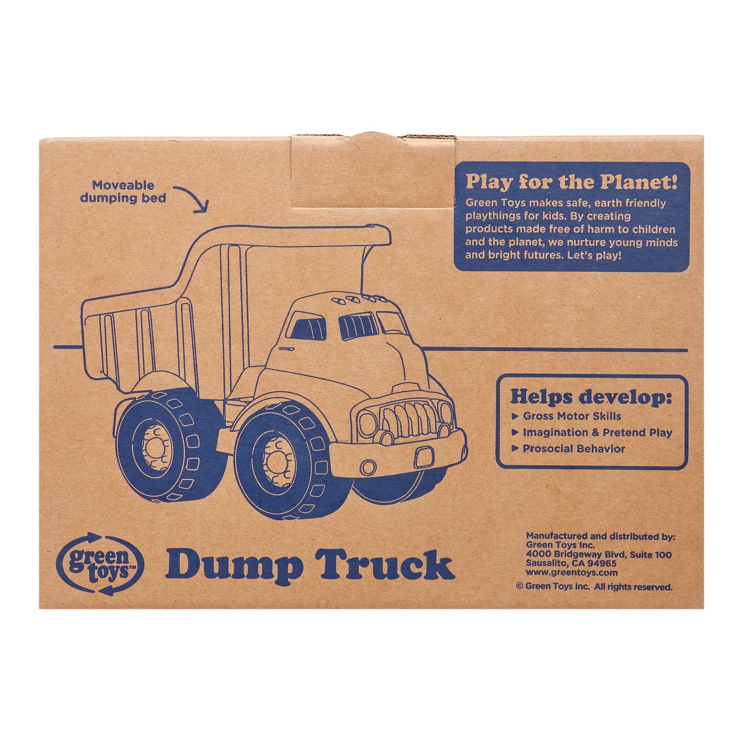 Dump Truck in Yellow and Red - Pretend Play, for Toddlers Ages 1+