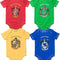 Baby 4 Pack Bodysuits Newborn to Infant