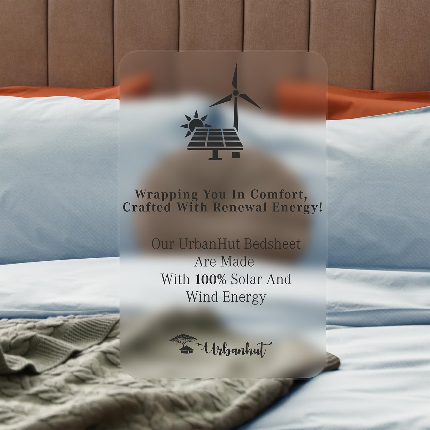 1000 Thread Count California King Sheet Set Egyptian Cotton, Long Staple Soft & Breathable, 4 Pc Bed Sheet Sets, Luxury Hotel Sateen Sheets Fits 16" Deep Pocket - Light Blue