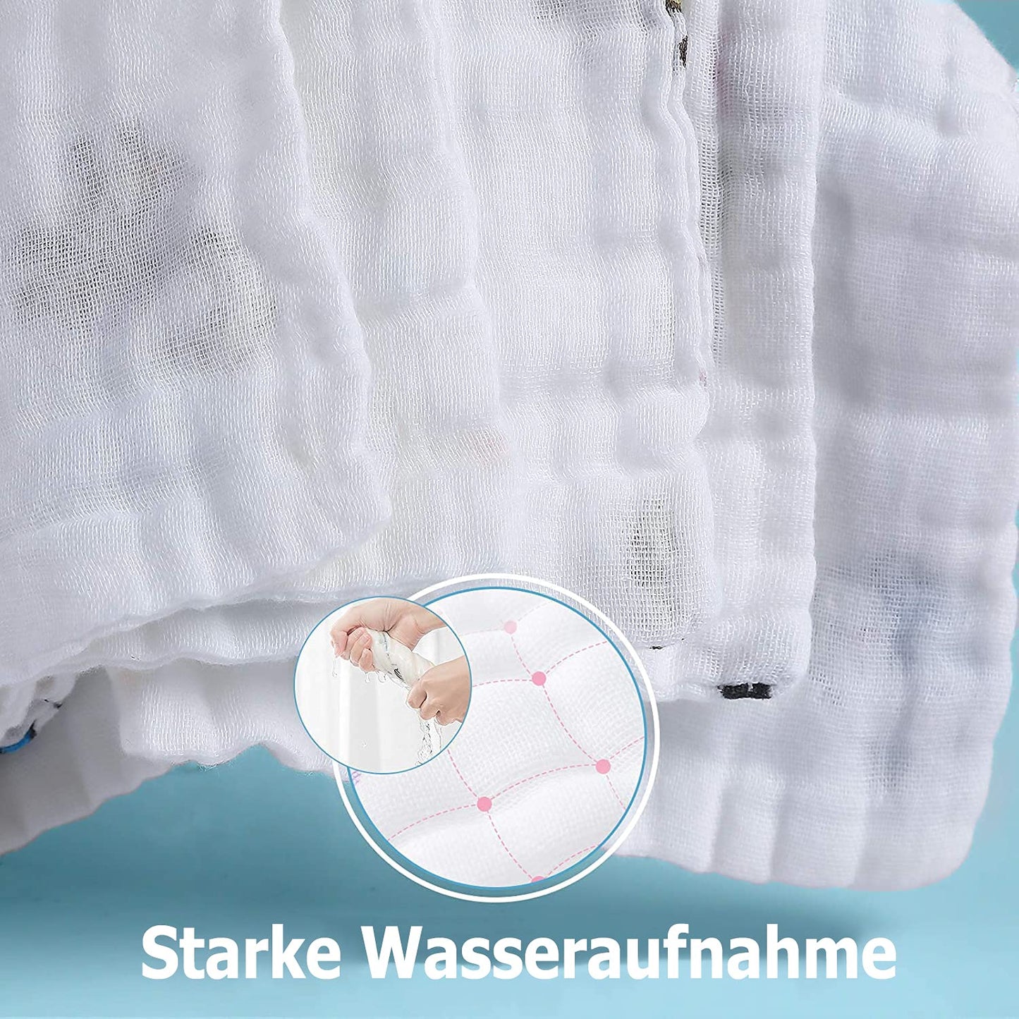 Baby Muslin Washcloths Baby Wipes Soft Newborn Essentials Baby Towels and Washcloths for Face Towel for Sensitive Skin Baby Wash Cloths 10 Pack 10X10 Inches Baby Register Shower Gift