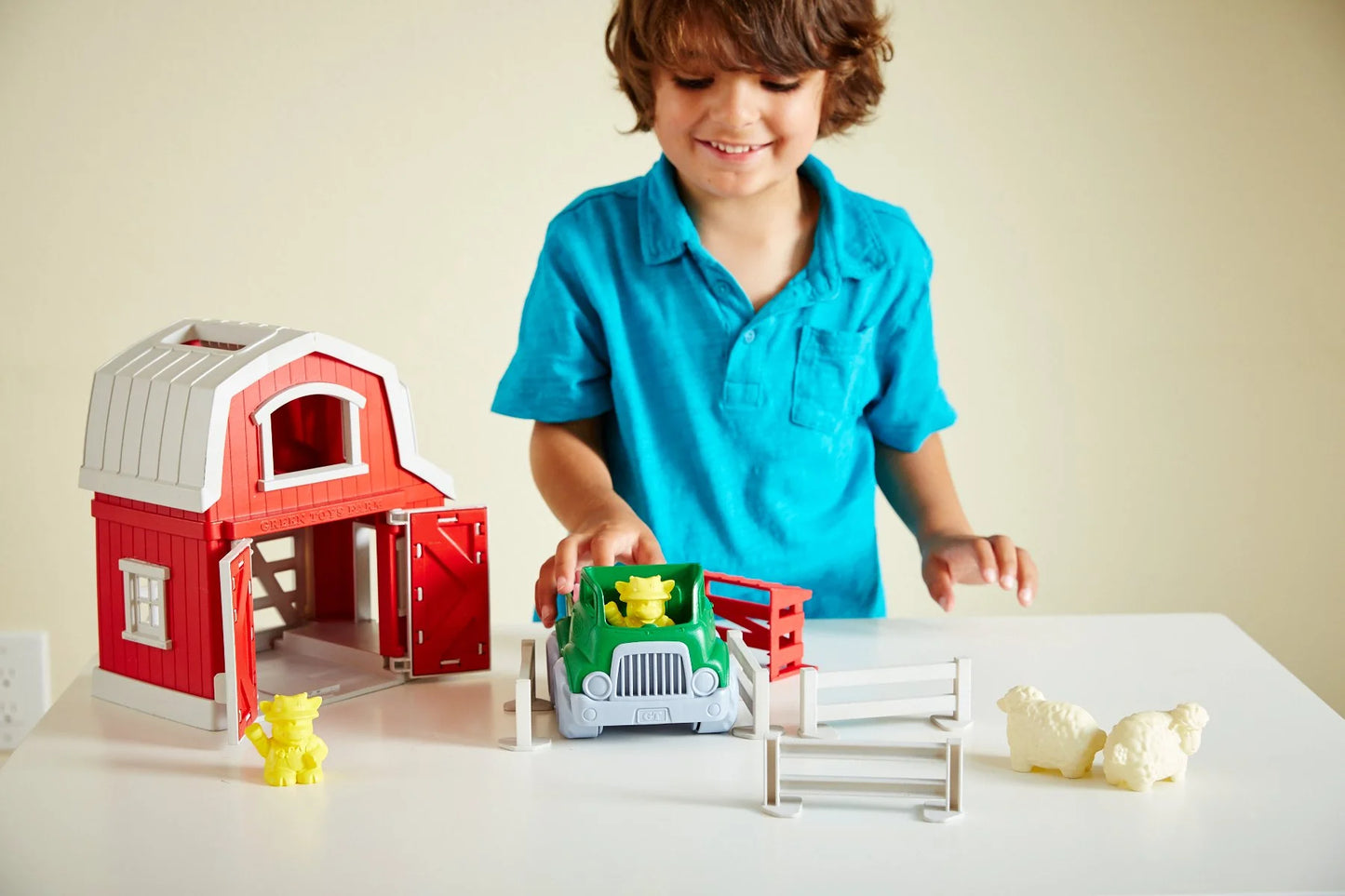 Farm Playset, 100% Recycled Plastic, for Unisex Child Ages 2+