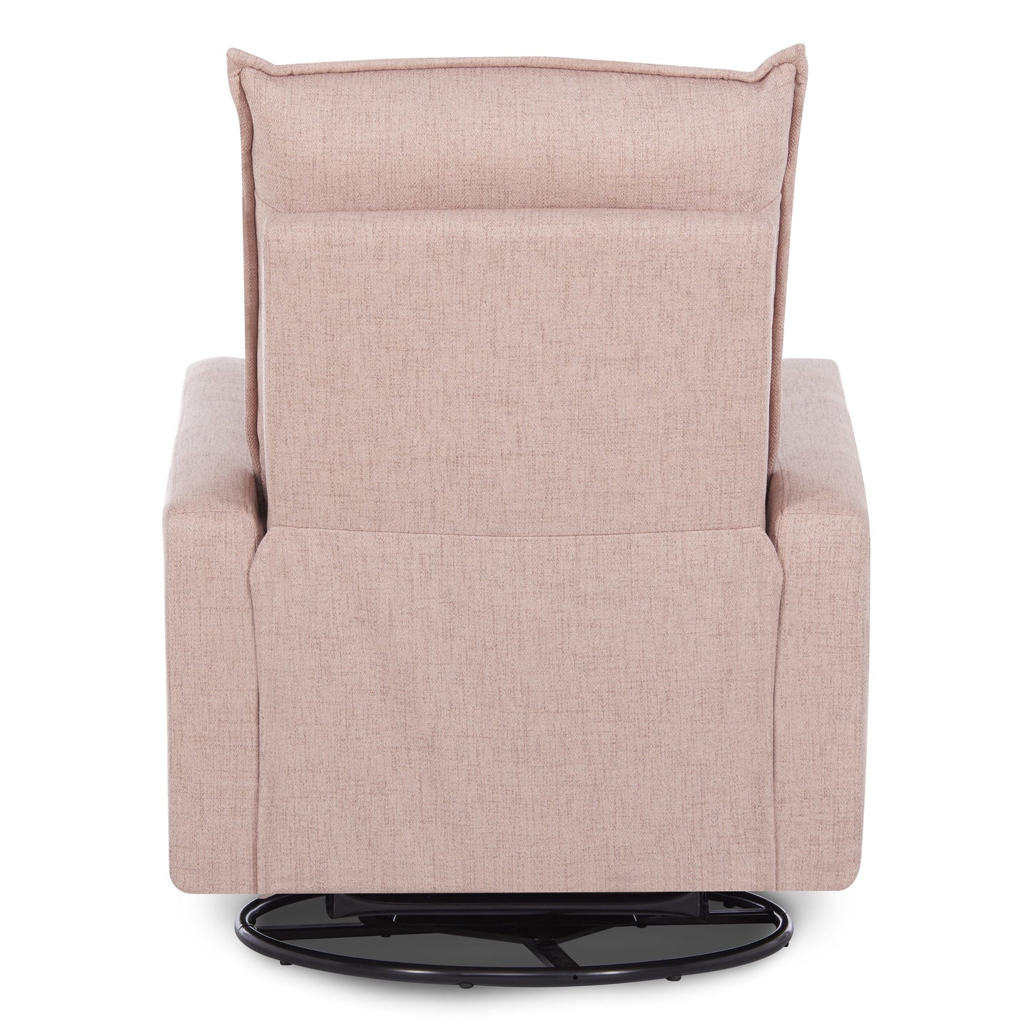 Faye Glider Recliner, Swivel Glider, Easy Assembly, Rose, Nursery Glider