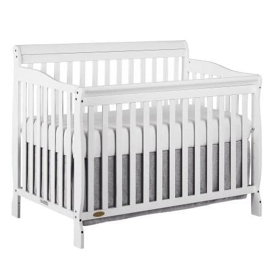 Ashton 5-In-1 Convertible Crib, Cherry, Greenguard Gold and JPMA Certified