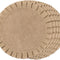 Burlap round Braided Placemats Set of 6 for Dining Tables 15 Inch Heat Resistant Jute Table Mats Farmhouse Woven Fabric Natural Place Mats for Fall Decoration(Ruffled Lace)