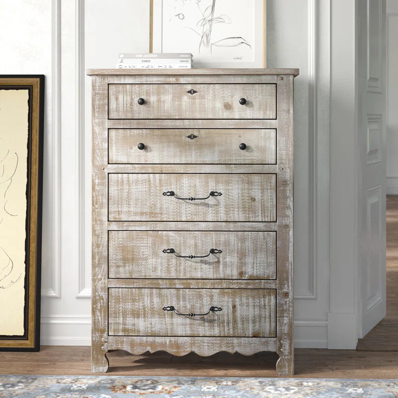 Lyra 5 Drawer 38" W Dresser