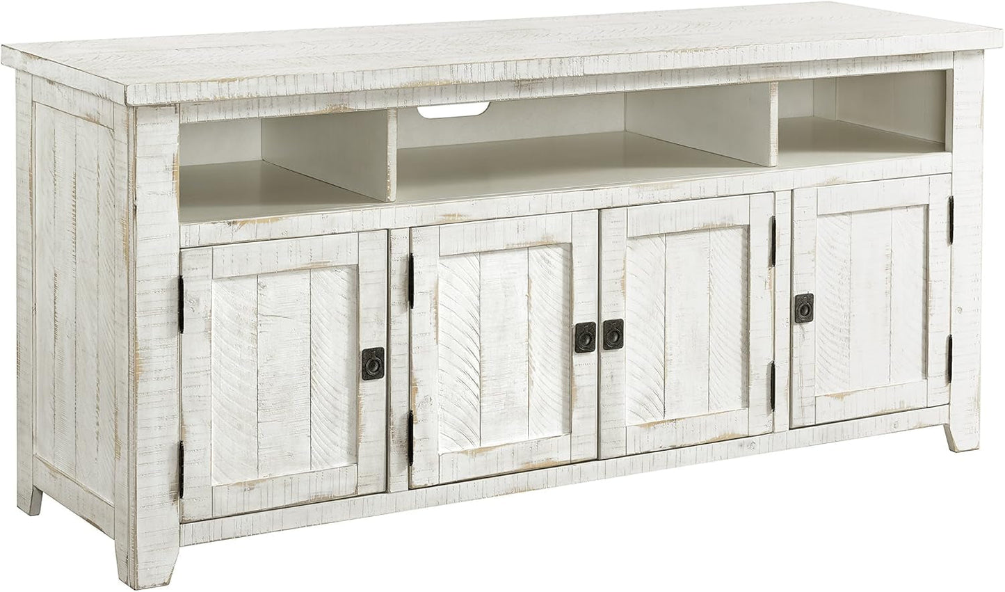 Nantucket 65" TV Stand, Antique White