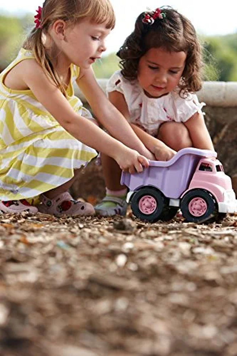 Pink Dump Truck, for Toddlers Ages 1+ Made from 100% Recycled Plastic