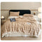 Luxury Thick Plush Faux Rabbit Fur Throw Blanket Ultra-Plush Cozy Soft Decorative Blanket Use for Couch Bed Travel
