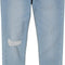 Girls' Full-Length Stretch Denim Pants & Jeggings, Skinny Fit, High Rise Waist