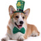 St Patricks Day Dog Costume - St. Patty'S Day Doggie Headband and Green Bow Tie Kit