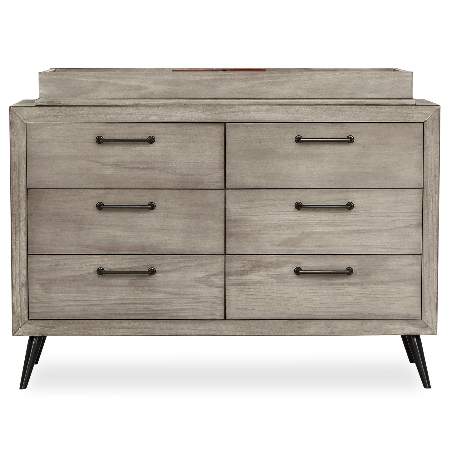 Evolur Mid Century Changing Tray, Windsor Oak Grey