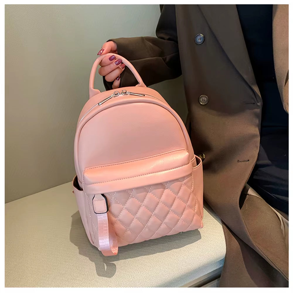 Women'S PU Backpack Custom Name Fashion Ladies Small Backpack Bridesmaid Bride Gift Bag with Embroidered Name of Wedding Party