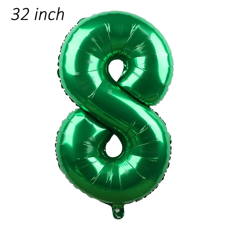 1 Set Farm Tractor Party Happy Birthday Banner Excavator Vehicle Green Theme Balloons Cake Topper Party Decoration