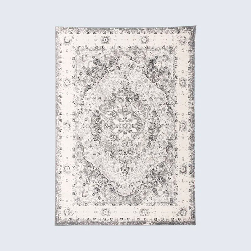 Hector Performance Oriental Gray/Ivory/Black Indoor Rug
