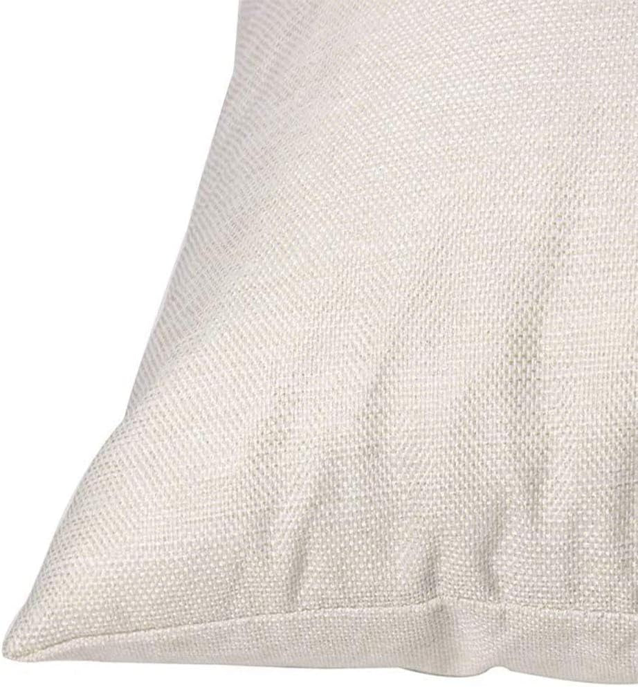 Bee Honeycombs Throw Pillow Cover Yellow and White Abstract Seamless Pattern Linen Fabric for Couch Bed Sofa Car Waist Cushion Cover 12 X 20 Inch Pillow Case