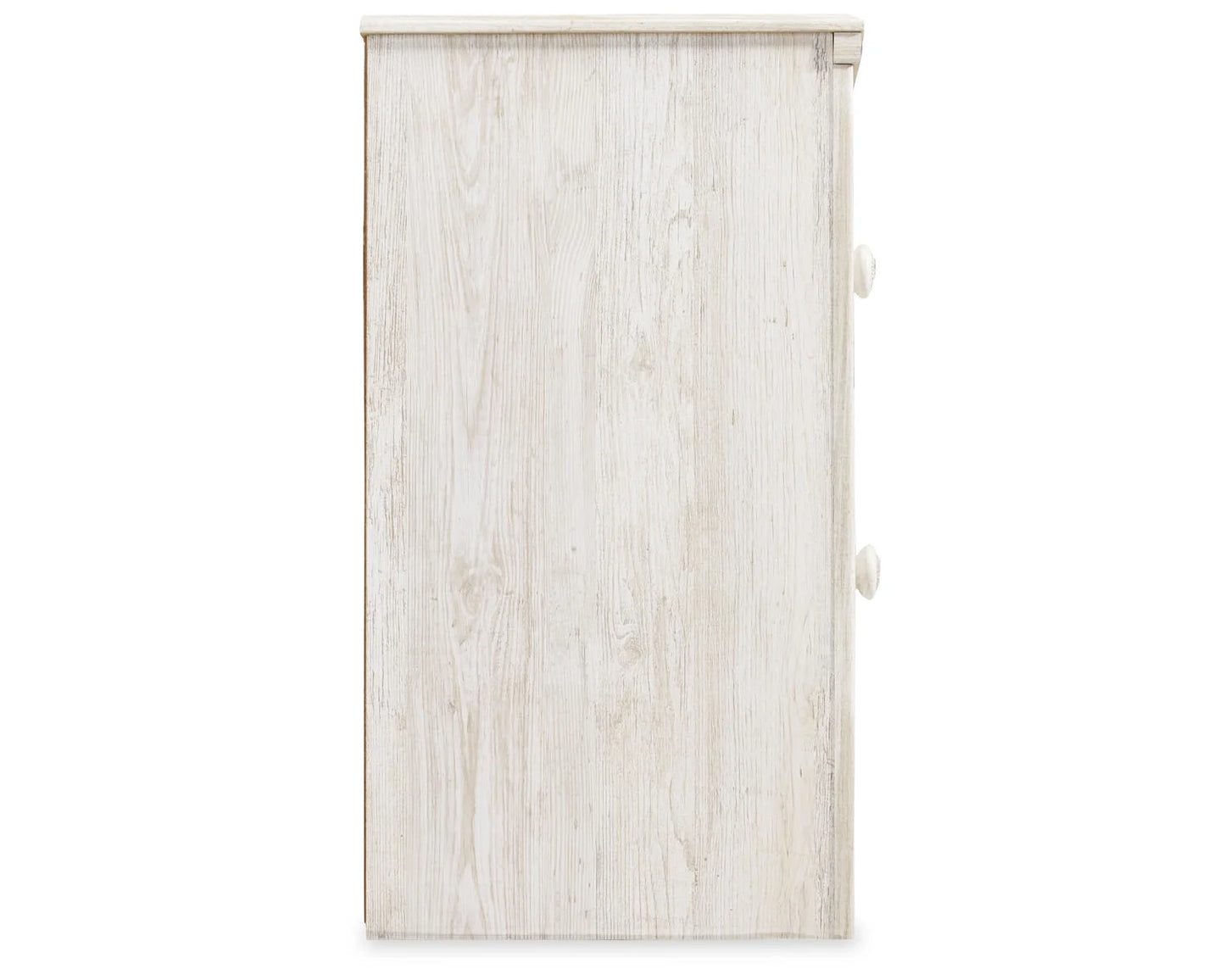 Traditional Paxberry 2 Drawer Nightstand, Whitewash