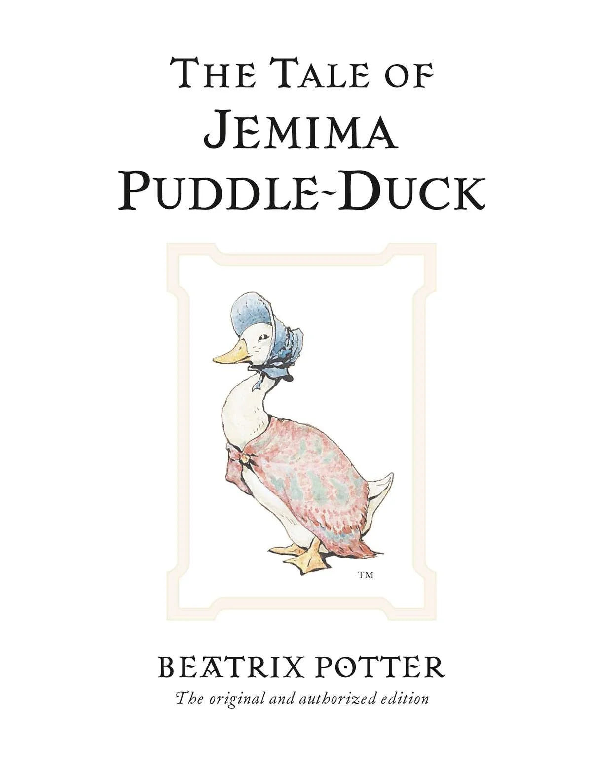 Peter Rabbit: the Tale of Jemima Puddle-Duck (Series #9) (Hardcover)