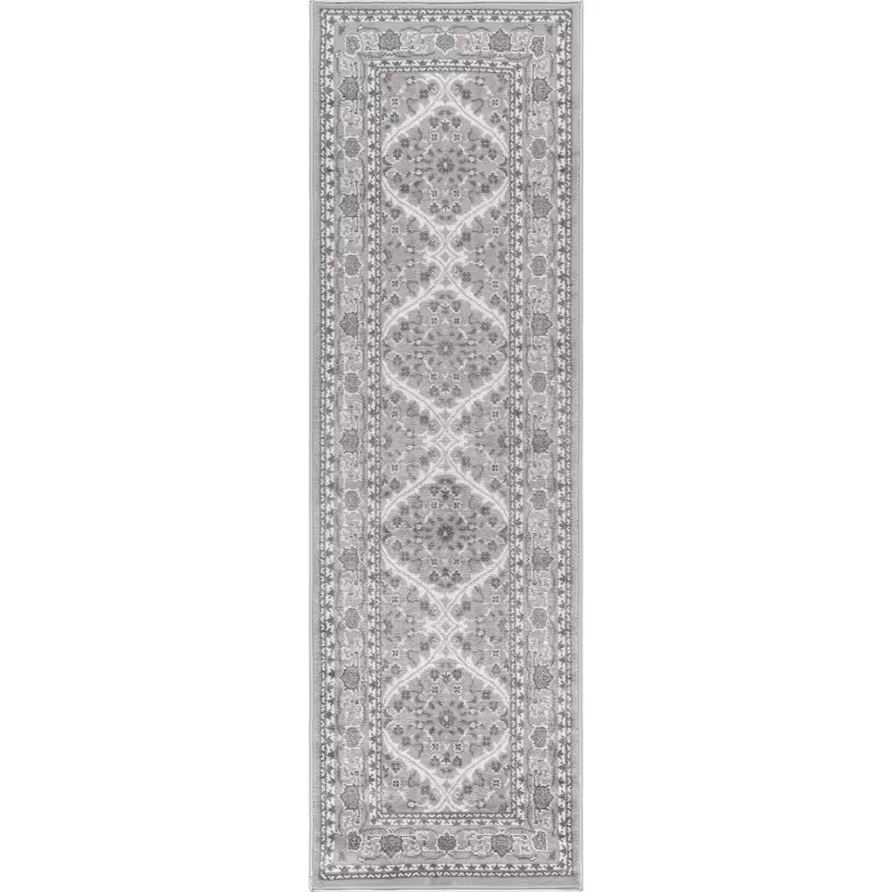 Madison Oriental Gray 5 Ft. X 8Ft. Oval Indoor Area Rug