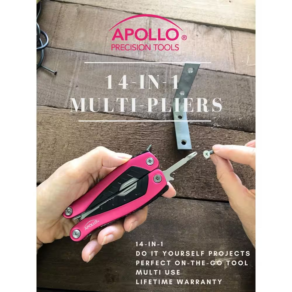 14-In-1 Multi-Tool in Pink