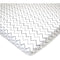 Modern Gray Zigzag Cotton Fitted Sheets, Crib Bed