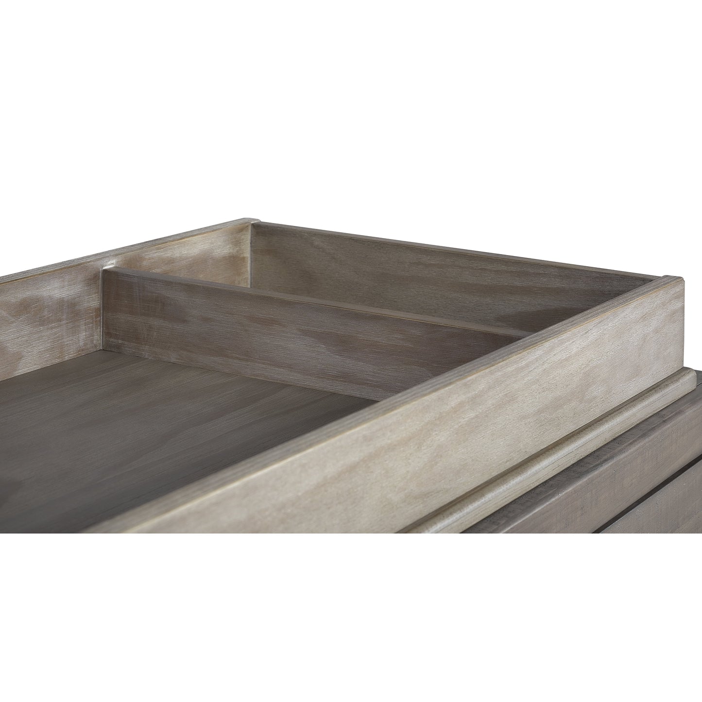 Evolur Mid Century Changing Tray, Windsor Oak Grey