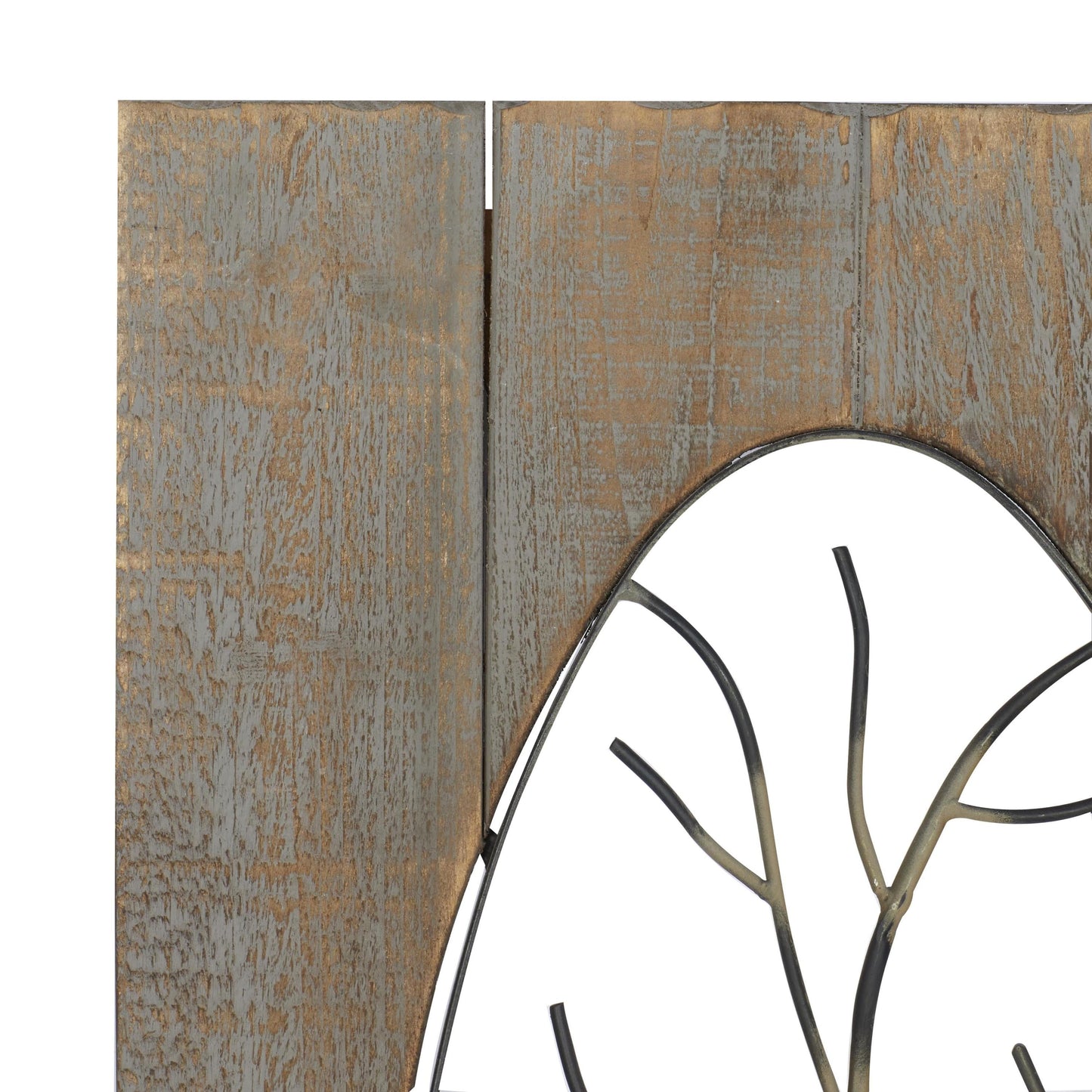 Brown Wood Bird Wall Decor with Tree Branches (2 Count)