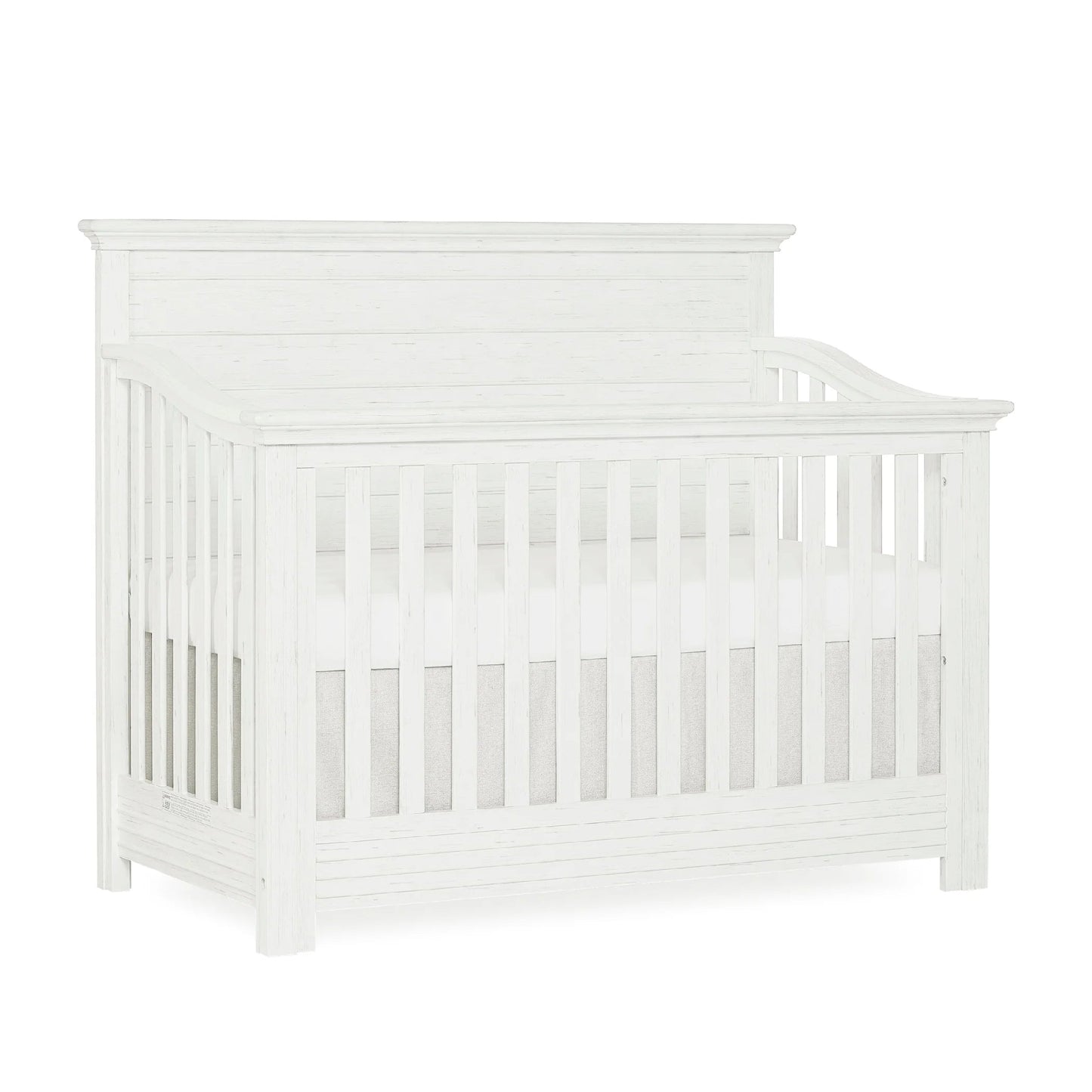 Waverly 5-In-1 Full Panel Convertible Crib, Weathered White