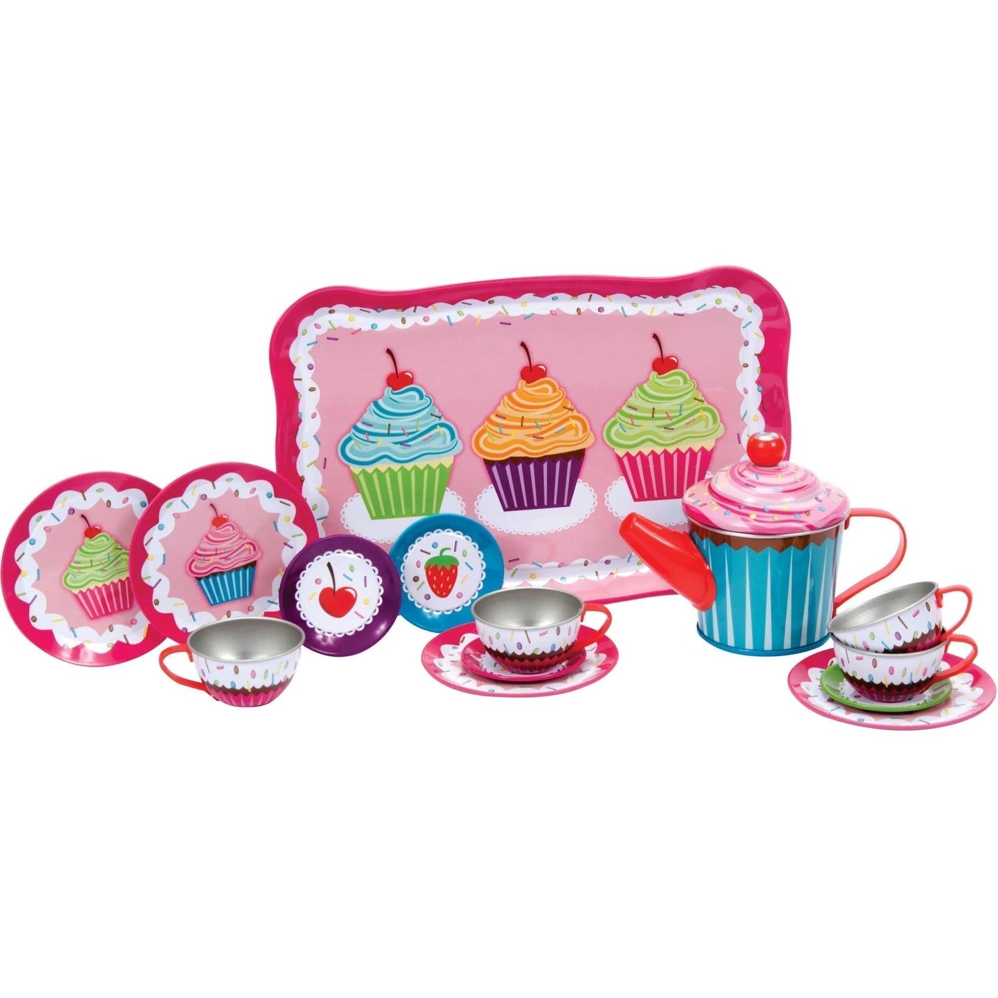 Cupcake Tin Tea Party Set, for Children Age 3+