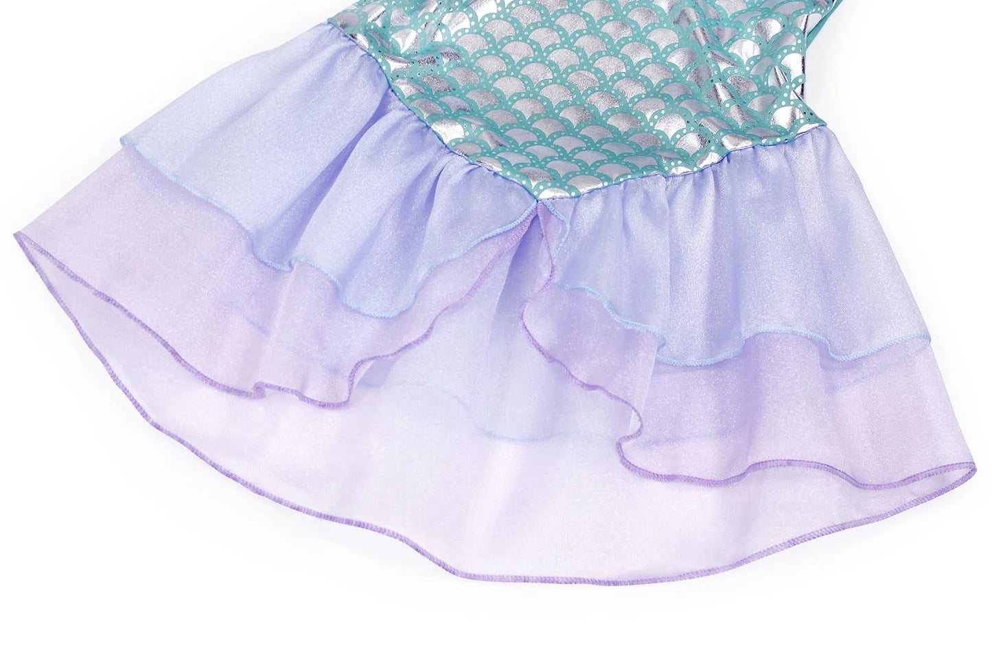 Mermaid Dresses for Girl Ariel Princess Dress up Clothes Mermaid Costume up Kids Birthday Party Cosplay Role Play Clothes 140 Cm 9-10 Years