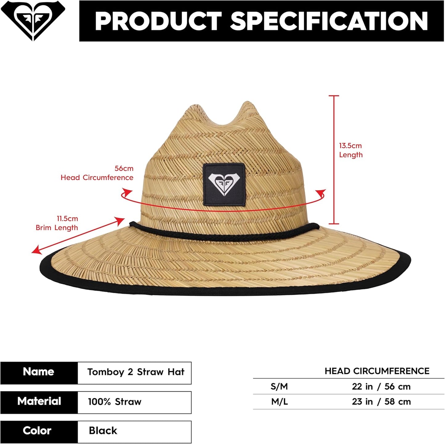 Women'S Tomboy Straw Hat