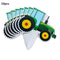 Farm Theme Green Tractor Inflatable Balloons Cake Topper Happy Birthday Party Decoration Kids Birthday Excavator Vehicle Banner