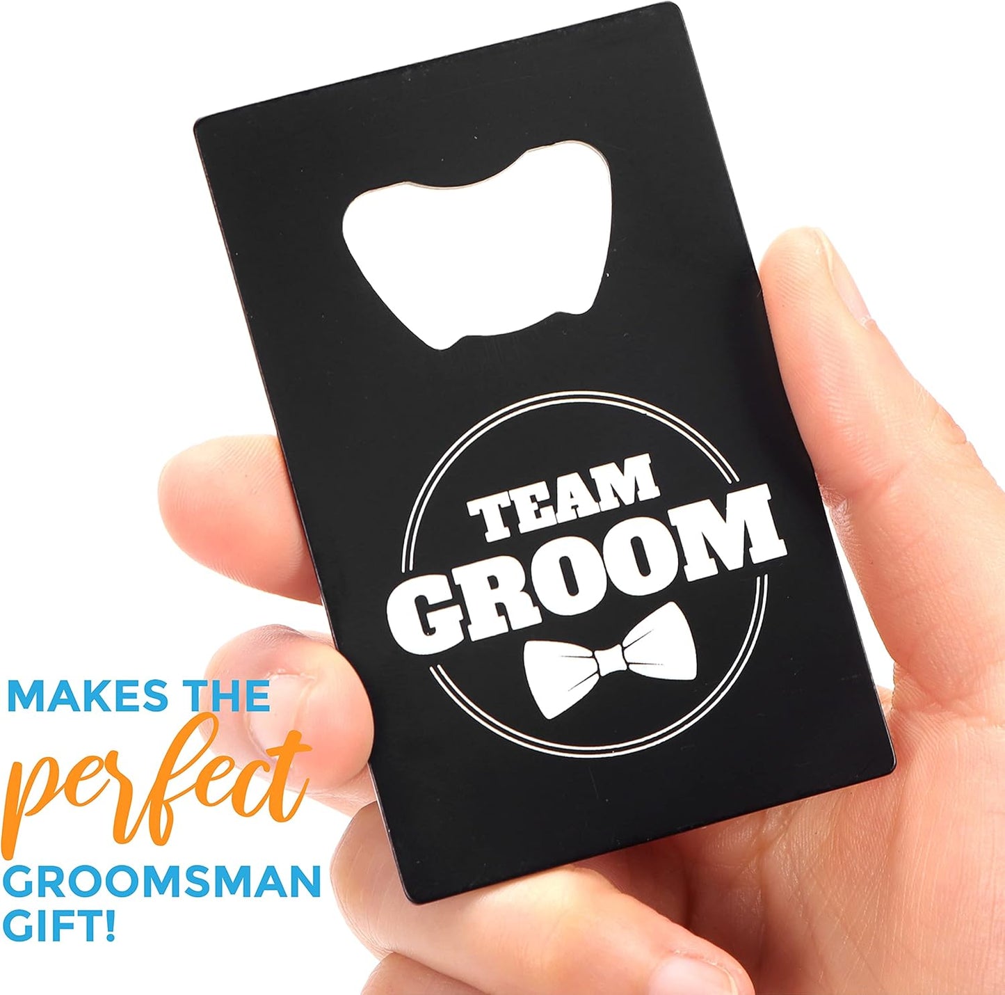 Groomsmen Bottle Openers (10 Pack) Groomsman Gifts I Team Groom Gifts