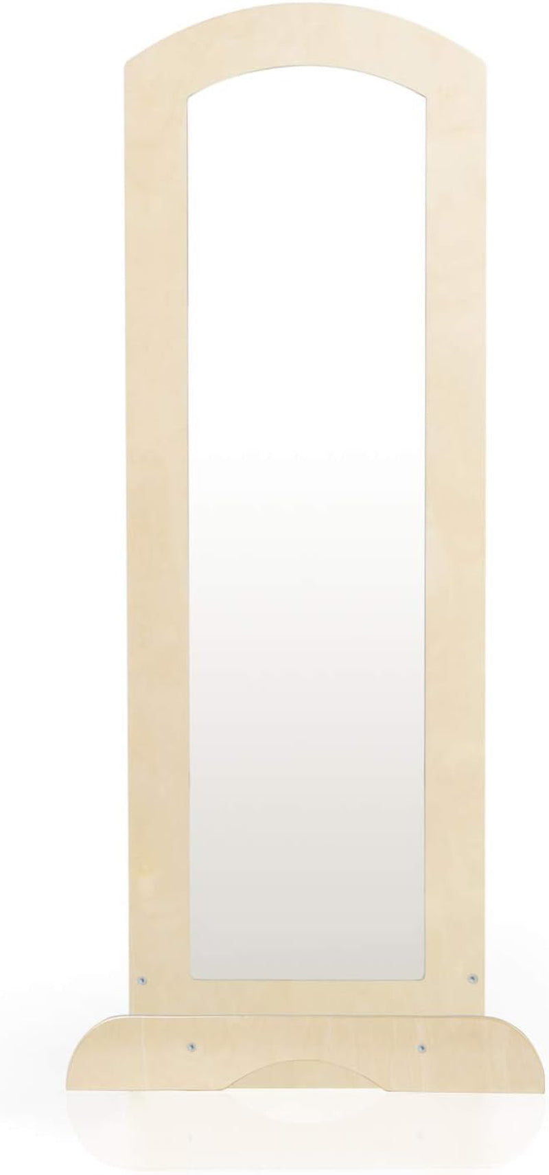 See and Store Dress-Up Center – Natural: Armoire for Kids with Mirror & Shelves, Clothes Rack and Shoe Storage Dresser with Bottom Tray - Toddlers Room Furniture