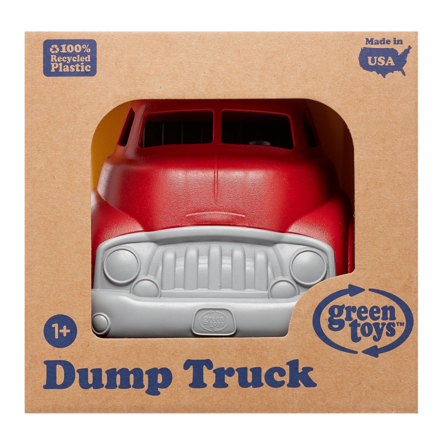 Dump Truck in Yellow and Red - Pretend Play, for Toddlers Ages 1+