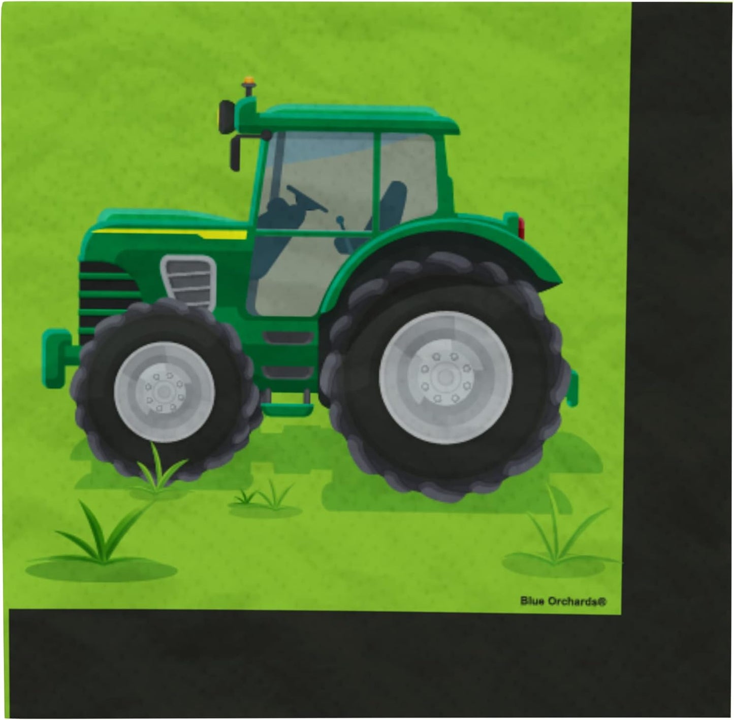 Tractor Value Party Supplies Pack (64 Pieces for 20 Guests) - Tractor Birthday Party Supplies, Tractor Party Supplies, Tractor Plates, Farm Animal Party, Tractor Theme Baby Shower