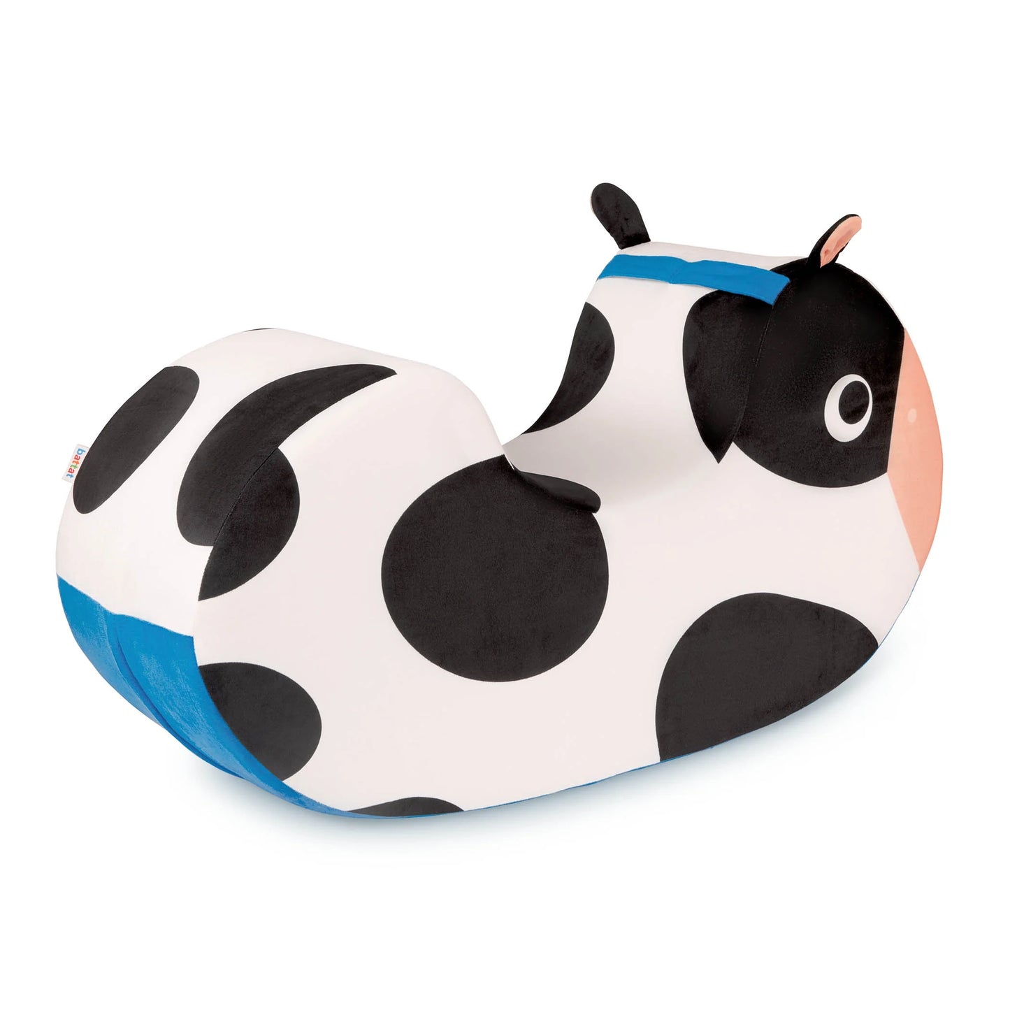 Cozy Cruisers Cow Foam White Ride-On Toy with Washable Cover, Toddler and Preschool Toys