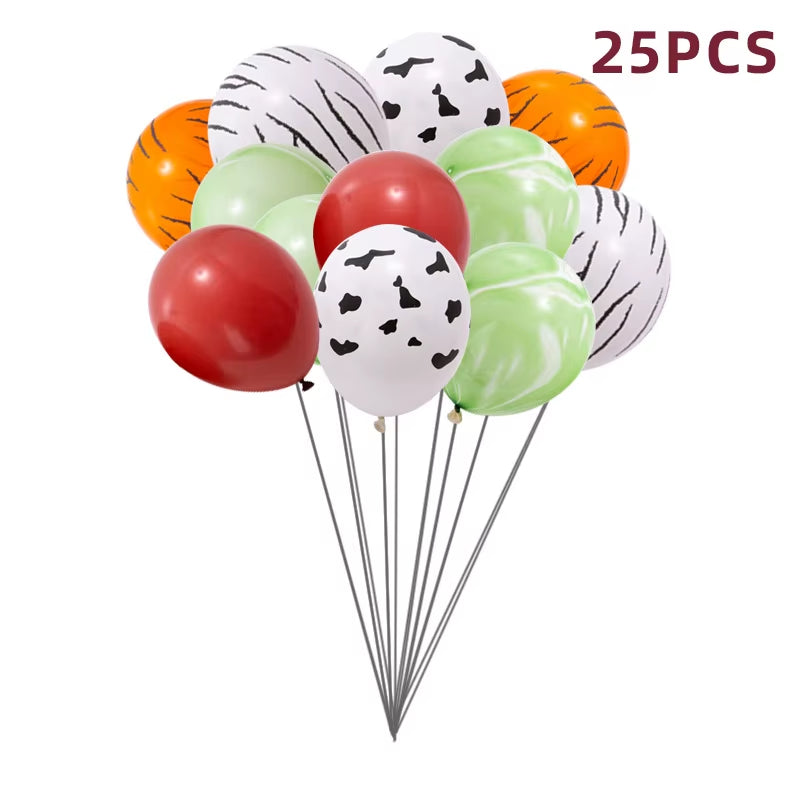 Farm Cow Theme Birthday Party Animal Party Cow Decoration Disposable Cups Plates Flags Tablecloth Baby Shower Balloon Decoration