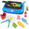 Kitchen Color-Changing Toys Food Gourmet Cooking Box Toy with Light 20PCS Simulation Playset Kitchen Accessories for Kids Gift