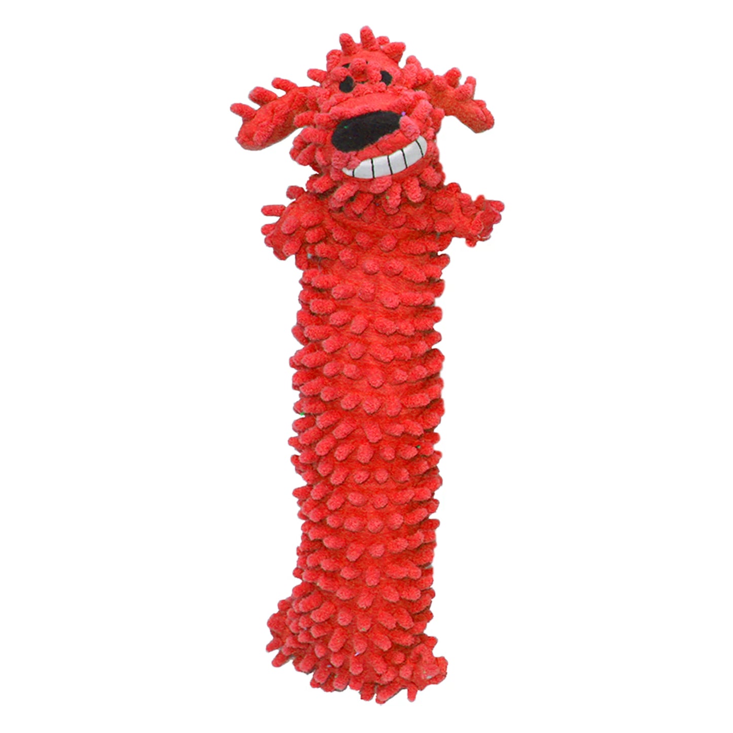 Stuffing Free Floppy Moppy Loofa Plush Dog Toy, 12", Color May Vary