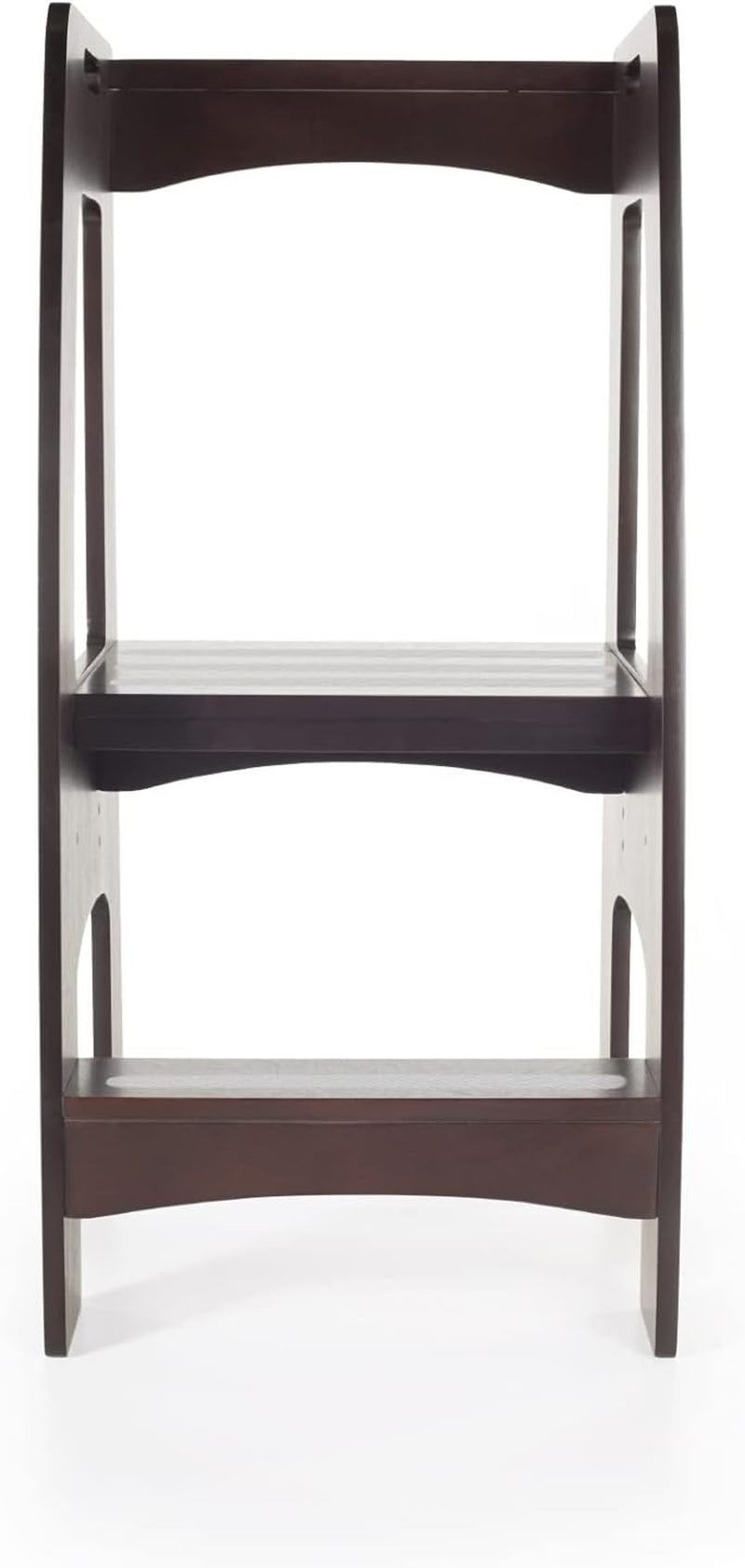 Tower Step-Up - Espresso: Adjustable Counter Height, Toddler Step Stool with Handholds for Little Children, Kids' Learning Furniture