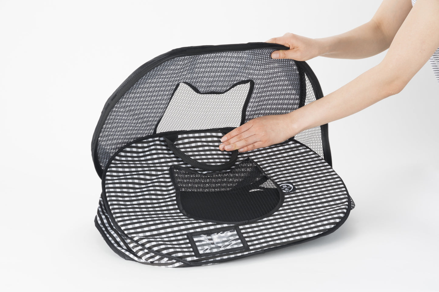 Ultralite Pop-Up Cat Carrier, Portable & Light-Weight, 7"X7"X3"
