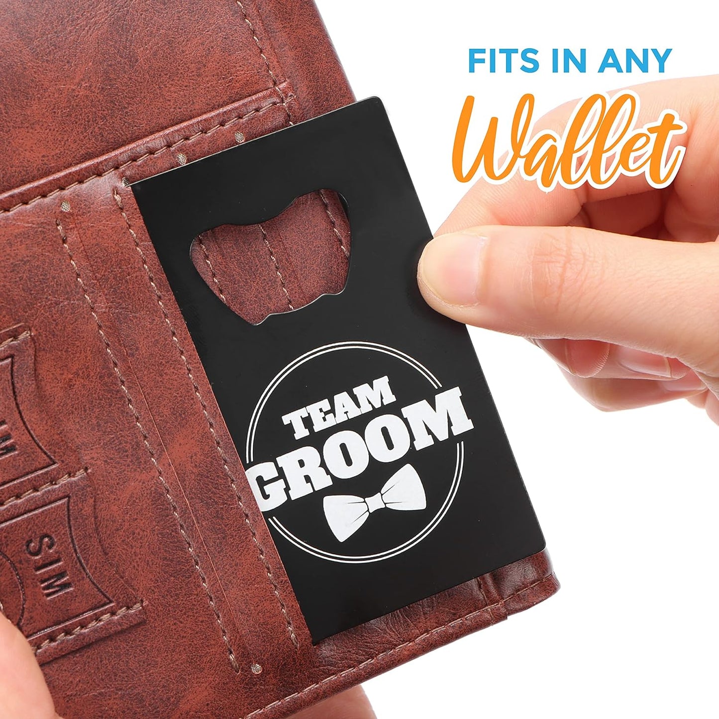 Groomsmen Bottle Openers (10 Pack) Groomsman Gifts I Team Groom Gifts